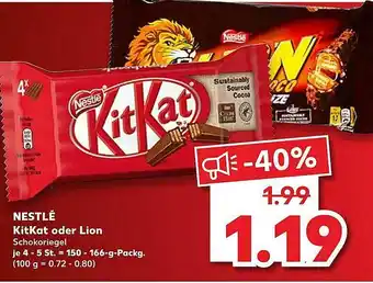 Kaufland Nestlé Kitkat Oder Lion Angebot