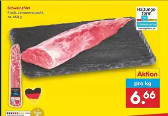 Netto Marken-Discount Schweinefilet frisch Angebot