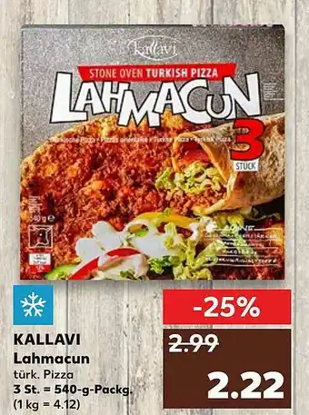 Kaufland Kallavi Lahmacun Angebot