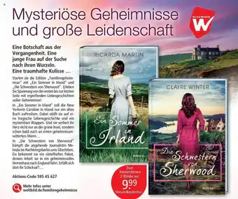 Weltbild Ricarda martin ein sommer in irland oder claire winter die schwestern von sherwood Angebot