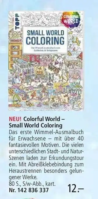 Weltbild Colorful world - small world coloring Angebot