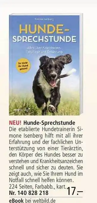 Weltbild Hunde-sprechstunde Angebot