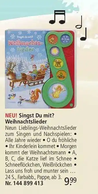 Weltbild Singst du mit? weihnachtslieder Angebot