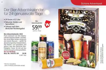 Weltbild Bier adventskalender 2022 Angebot