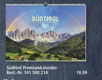 Weltbild Südtirol premiumkalender Angebot