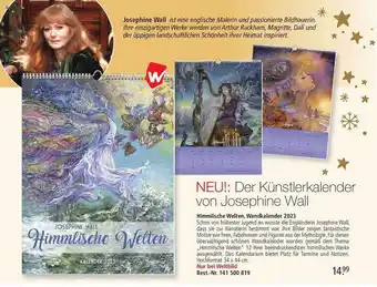 Weltbild Josephine wall himmlische welten, wandkalender 2023 Angebot