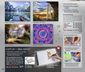 Weltbild Diamond painting Angebot