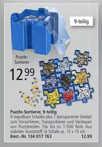 Weltbild Puzzle-sortierer, 9-teilig Angebot