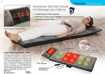 Weltbild Luxus-massagematte visko Angebot