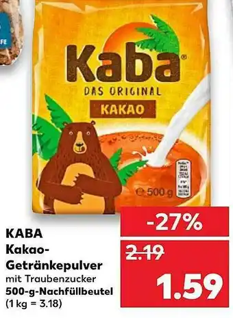 Kaufland Kaba Kakao-getränkepulver Angebot