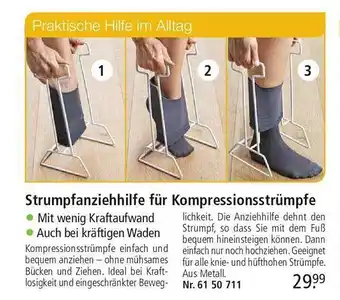Weltbild Strumpfanziehhilfe für kompressionsstrümpfe Angebot