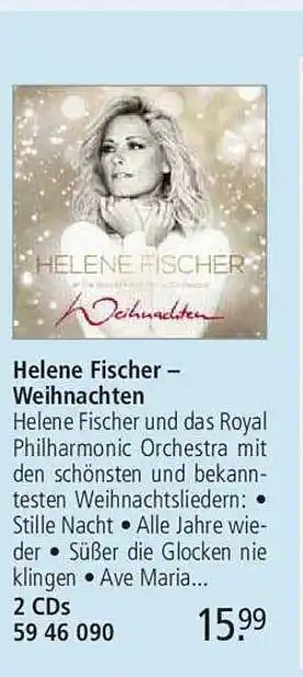 Weltbild Helene fischer - weihnachten Angebot