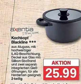 Famila Nord West Axentia kochtopf blackline Angebot