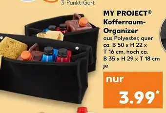 Kaufland My Project Kofferraum-organizer Angebot