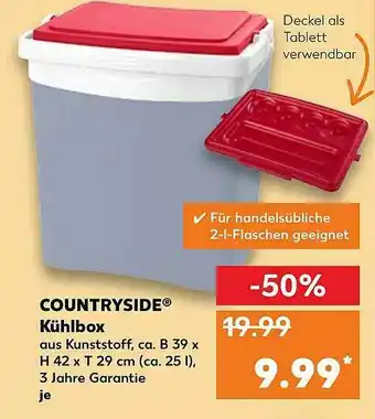 Kaufland Countryside Kühlbox Angebot