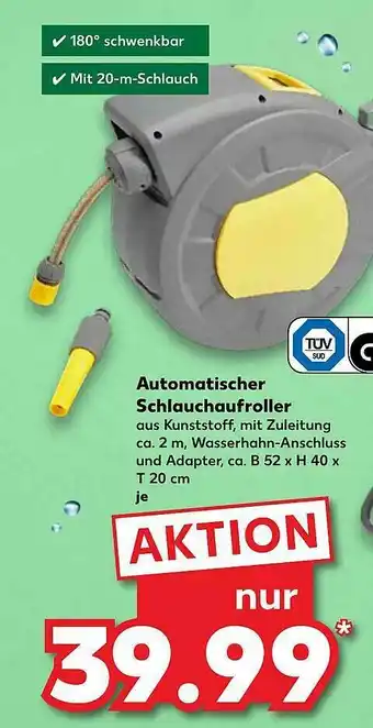 Kaufland Automatischer Schlauchaufroller Angebot