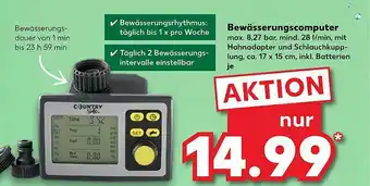 Kaufland Bewässerungscomputer Country Side Angebot