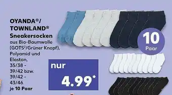 Kaufland Oyanda Oder Townland Sneakersocken Angebot