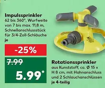 Kaufland Impulssprinkler Oder Rotationssprinkler Angebot