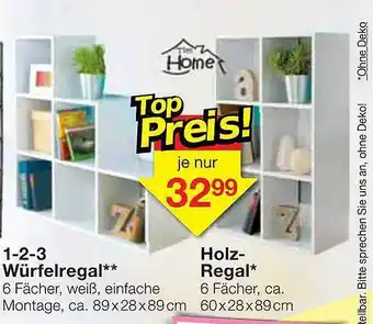 Jawoll 1-2-3 würfelregal oder holz-regal Angebot