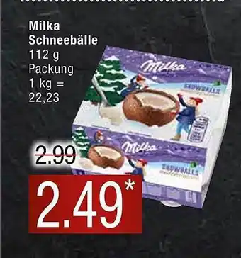 Marktkauf Milka schneebälle Angebot