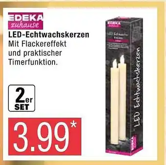 Marktkauf Edeka zuhause led-echtwachskerzen Angebot