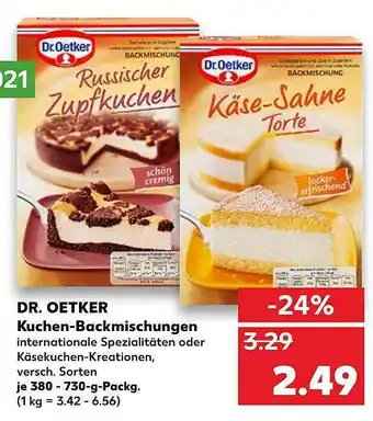 Kaufland Dr Oetker Kuchen-backmischungen Angebot