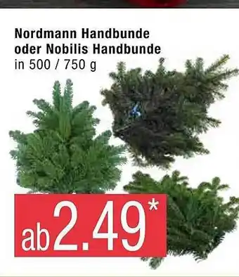 Marktkauf Nordmann handbunde oder nobilis handbunde Angebot