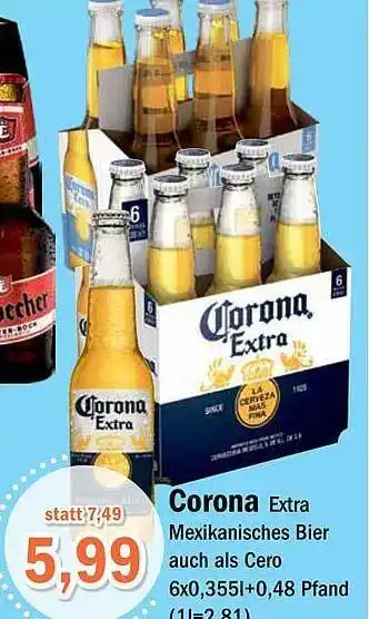 Aktiv Irma Corona extra mexikanisches bier Angebot