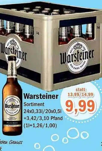 Aktiv Irma Warsteiner sortiment Angebot