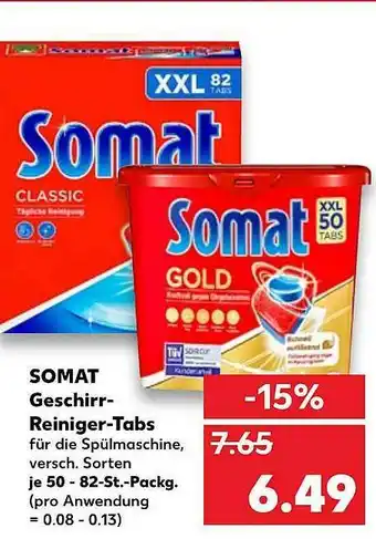 Kaufland Somat Geschirr-reiniger-tabs Angebot