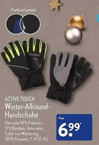 Aldi Nord Active touch winter-allround-handschuhe Angebot