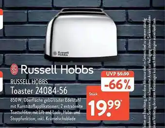 Aldi Nord Russell hobbs toaster 24084-56 Angebot