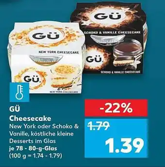 Kaufland Gü Cheesecake Angebot