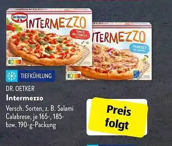 Aldi Süd Dr. oetker intermezzo Angebot