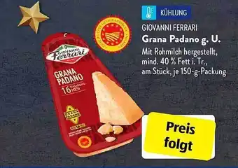 Aldi Süd Giovanni ferrari grana padano g. u. Angebot