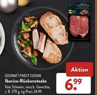 Aldi Süd Gourmet finest cuisine iberico-rückensteaks Angebot