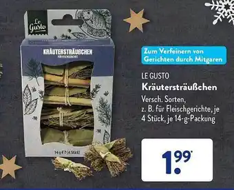 Aldi Süd Le gusto kräutersträußchen Angebot