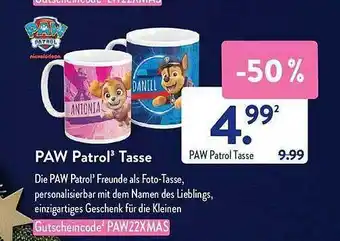 Aldi Süd Paw patrol tasse Angebot