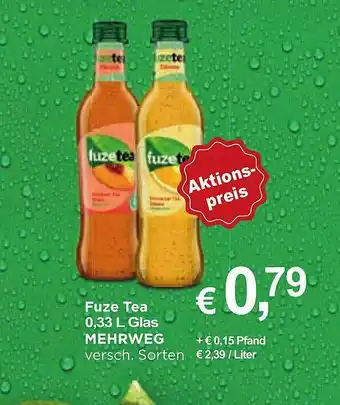 Bilgro Fuze tea 0,33l glas mehrweg Angebot