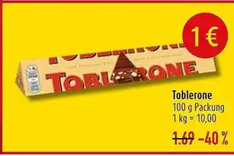 diska Toblerone Angebot