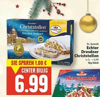 E-Center Dr quendt echter dresdner christstollen Angebot