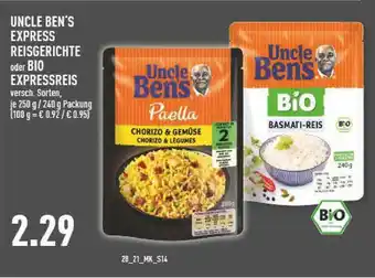 Marktkauf Uncle Ben's Express Reisgerichte Oder Bio Expressreis Angebot