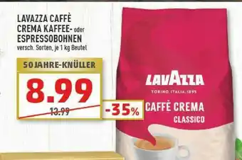 Marktkauf Lavazza Caffè Crema Kaffee Oder Espressobohnen Angebot