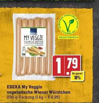 Edeka Edeka my veggie vegetarische wiener würstchen Angebot