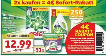 Marktkauf Ariel Waschmittel Angebot