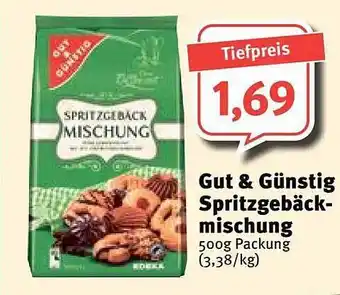 Feneberg Gut & günstig spritzgebäckmischung Angebot