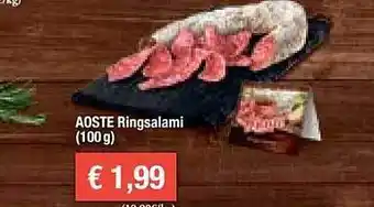 Feneberg Aoste ringsalami Angebot