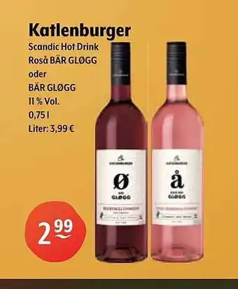 Getränke Hoffmann Katlenburger scandic hot drink roså bär gløgg Angebot