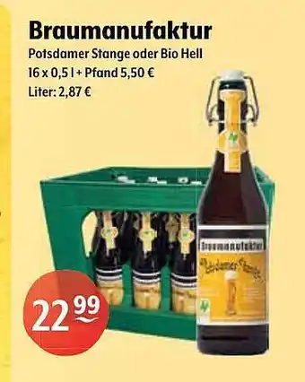 Getränke Hoffmann Braumanufaktur Angebot